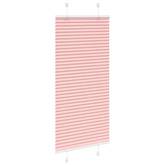 Roleta plisowana różowa 65x150 cm Szerokość tkaniny 64,4cm
