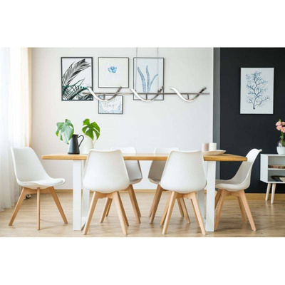 Lampa wisząca Chrom 30W 110cm Abruzzo Spirali 2