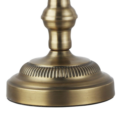 Lampka Biurkowa Bankierka Biała Szklana Abruzzo Banca E27