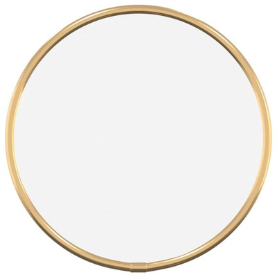 vidaXL Lustro ścienne, złote, Ø 20 cm, okrągłe