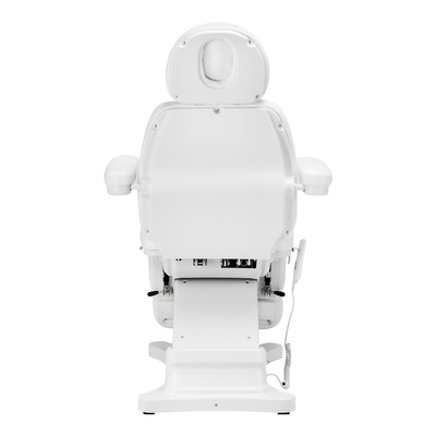 Elektryczny fotel kosmetyczny SILLON CLASSIC 2 silniki pedi biały 148288