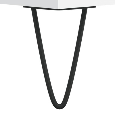 vidaXL Szafka pod TV, biała, 100x35x55 cm, materiał drewnopochodny