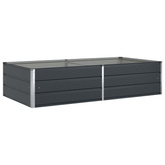 Donica Antracyt 195 x 100 x 45 cm Stal Galwanizowana