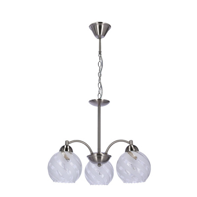 baida lampa wisząca satynowa klosz matowo transparentny 33-16409