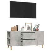Szafka pod TV, szarość betonu, 102x44,5x50 cm vidaXL
