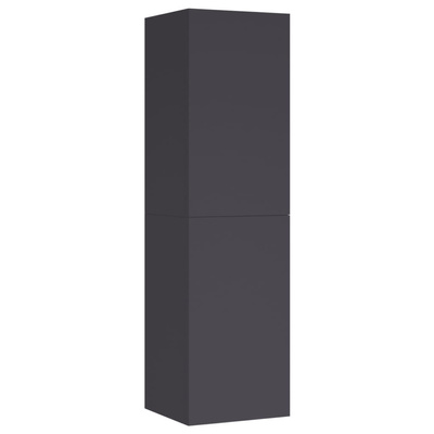 vidaXL Szafki telewizyjne, 2 szt., szare, 30,5x30x110 cm