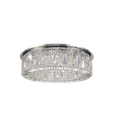 Plafon kryształowy glamour, nowoczesny 80cm STELLA SILVER ADANI AD112