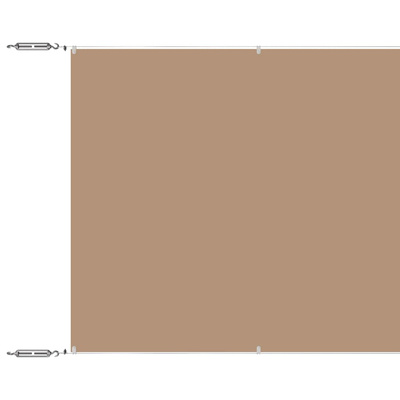 Markiza pionowa, kolor taupe, 180x1000 cm, tkanina Oxford