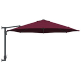 Parasolka ogrodowa Bordeaux Czerwony 248 x 248 x 148 cm