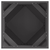 Donica 2 pcs Czarny 50 x 50 x 50 cm Stal