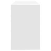 Biurko, biała, 101x50x76,5 cm, materiał drewnopochodny