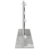 Lustro toaletowe Prostokątny Betonowy szary 100 x 45 x 18 cm