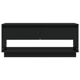 vidaXL Szafka pod TV, czarna, 102x41x44 cm, materiał drewnopochodny