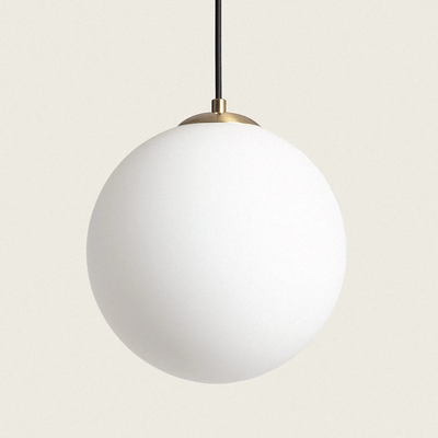 Lampa Wisząca Złota Szklana Kula Abruzzo Lazzur