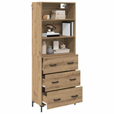 Highboard Dąb rzemieślniczy 69,5 x 34 x 180 cm