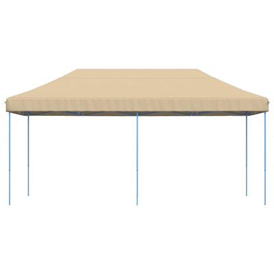 Namiot Imprezowy Beżowy 292 x 580 x 315 cm Materiał Oxford