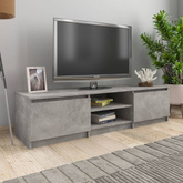vidaXL Szafka pod TV, betonowy szary, 140x40x35,5 cm