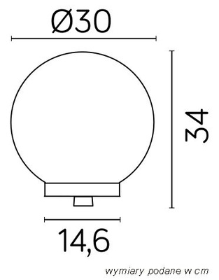 Lampa ogrodowa stojąca (głowica) G 300 Z 35