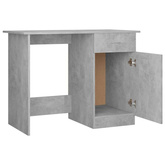 vidaXL Biurko, szarość betonu, 100x50x76 cm, materiał drewnopochodny
