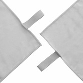 Ręczniki Sportowe 2 pcs Szary 50 x 30 cm Poliester i poliamid