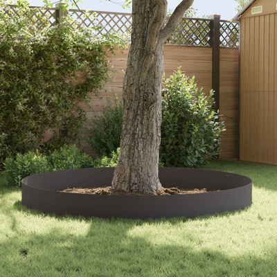 Krawężnik do trawnika 10 szt. 103 x 30 cm Stal Czarny