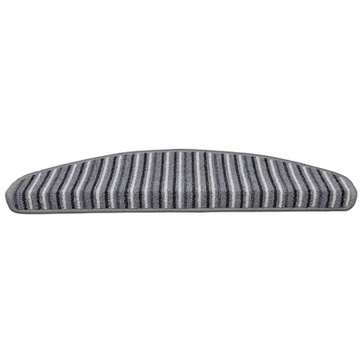Samoprzylepne maty na schody 15 pcs Szary 65 x 21 x 4 cm
