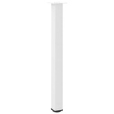 Nogi do stołu barowego 4 szt. Białe 100-102 cm Stal
