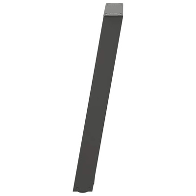 Nogi do stołu konsolowego w kształcie litery U 2 szt. Antracyt 28x(72-73) cm Stal