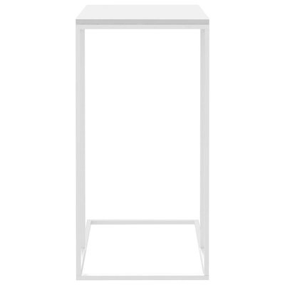 Stolik boczny, biały, 40x30x59 cm, materiał drewnopochodny
