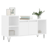vidaXL Szafka pod TV, biała, 100x35x55 cm, materiał drewnopochodny wariant 4
