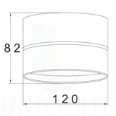 OPRAWA SUFITOWA TUBA DOWNLIGHT  URBAN