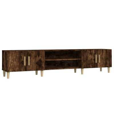 vidaXL Szafka pod TV, przydymiony dąb, 180x31,5x40 cm