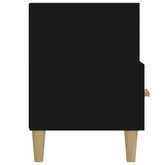 vidaXL Szafka pod TV, czarna, 102x36x50 cm, materiał drewnopochodny wariant 7