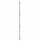 Lustro ścienne z LED, 30x80 cm, szklane, prostokątne