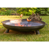 RedFire Palenisko ogrodowe Salo, czarna stal, 80 cm, 81020