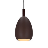 Lampa wisząca brązowa metal / drewno E27 Flen Ledea 50101261