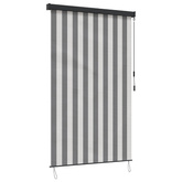 Roleta Antracytowy i biały 60 x 250 cm Materiał i Aluminium