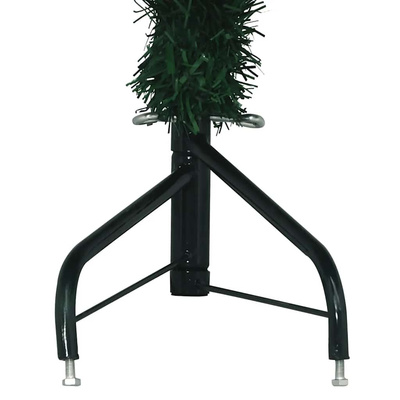 Sztuczna choinka narożna, zielona, 210 cm, PVC