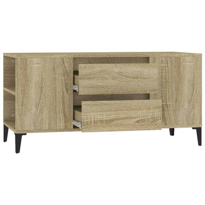 vidaXL Szafka pod TV, dąb sonoma, 102x44,5x50 cm