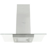 Okap kuchenny LED, stal nierdzewna, 90 cm, 756 m³/h