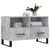 vidaXL Szafka pod TV, szarość betonu, 80x36x50 cm