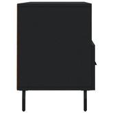 vidaXL Szafka pod TV, czarna, 102x36x50 cm, materiał drewnopochodny wariant 8