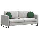 Poduszki na siedziska 2 pcs Ciemna zieleń ? 40 cm
