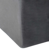 Poduszka na nogi Szary 68 x 40 x 18 cm Pianka PU