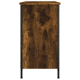 vidaXL Szafka pod TV, przydymiony dąb, 100x35x65 cm