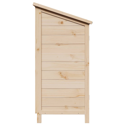 Shed ogrodowy naturalny 59 x 56 x 113,5 cm Drewno Świerkowe