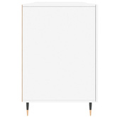 vidaXL Biurko białe z połyskiem, 140x50x75 cm, materiał drewnopochodny