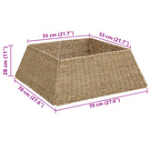 Kołnierz do Choinki Brązowy 70 x 70 x 28 cm Trawa morska