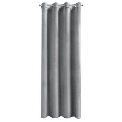 Zasłona Rosa srebrna 140x250