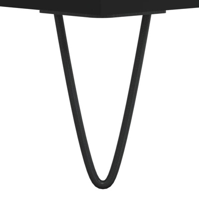 vidaXL Szafka pod TV, czarna, 102x36x50 cm, materiał drewnopochodny model standard